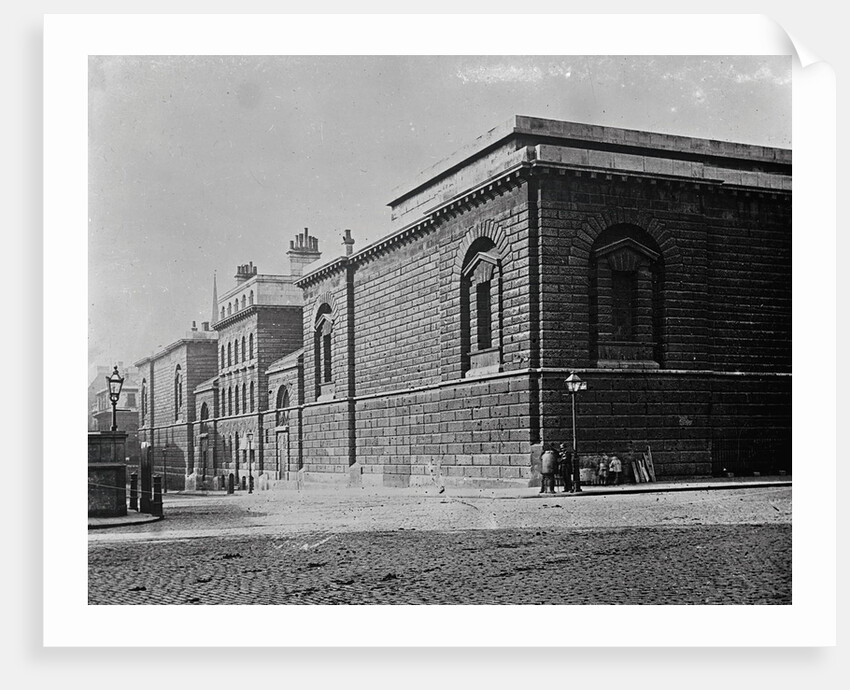 Exterior of Newgate Prison in London by Anonymous