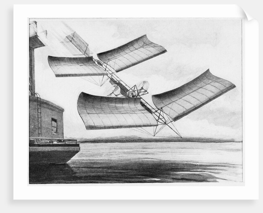 Illustration of Langley Aerodrome No. 5 by Anonymous