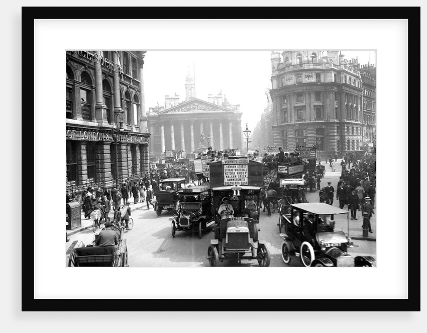 Bustling London Street by Anonymous