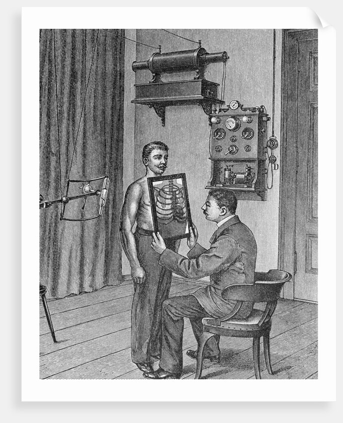 Doctor Taking X-Ray by Anonymous