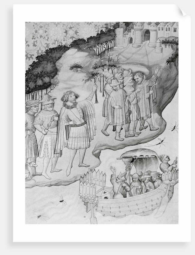 Pilgrims Arriving in Holy Land During Crusades by Anonymous