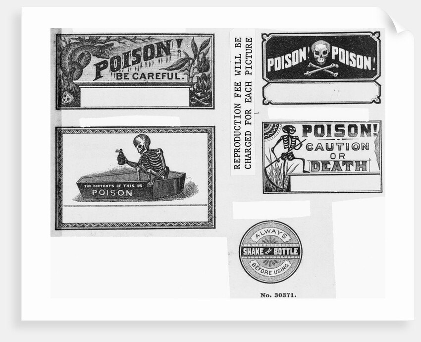 Five Labels for Poison by Anonymous