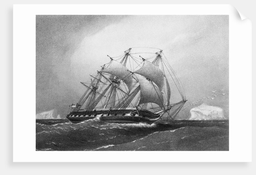 Illustration of H.M.S. Challenger by Anonymous