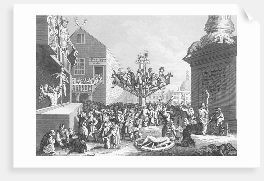 An Emblematical Print on the South Sea Scheme by William Hogarth