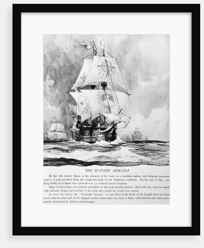 The Spanish Armada by Anonymous