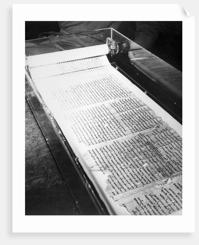 Dead Sea Scrolls on Display by Anonymous