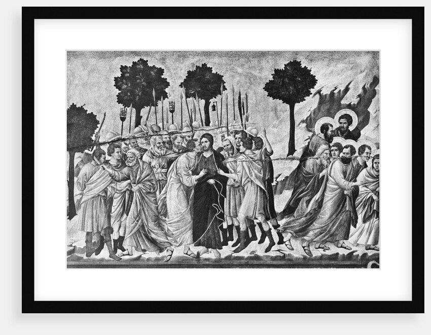 The Seizing of Jesus from the Maesta Altarpiece by Duccio di Buoninsegna