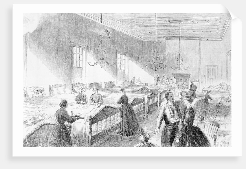 Clara Barton Supervising Nurses by Anonymous