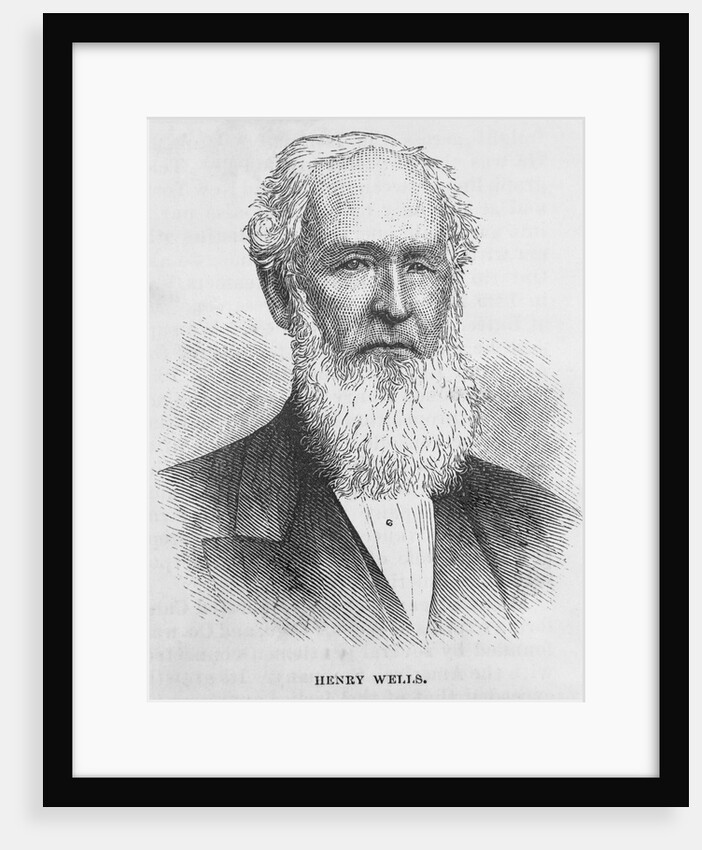 Portrait of Henry Wells Founder of Wells Fargo by Anonymous