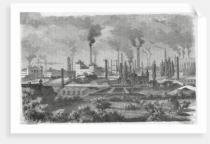 Illustration of Krupp Works by Anonymous