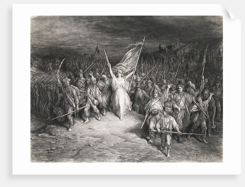 Marianne Leading French into Battle by Anonymous