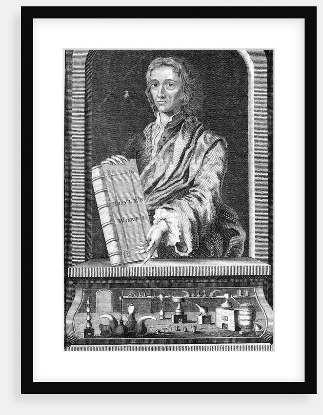Robert Boyle Engraving by B. Cole