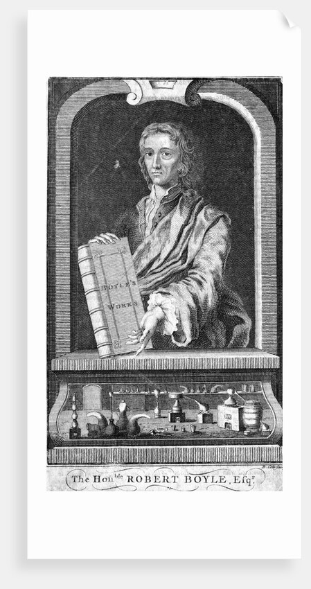 Robert Boyle Engraving by B. Cole