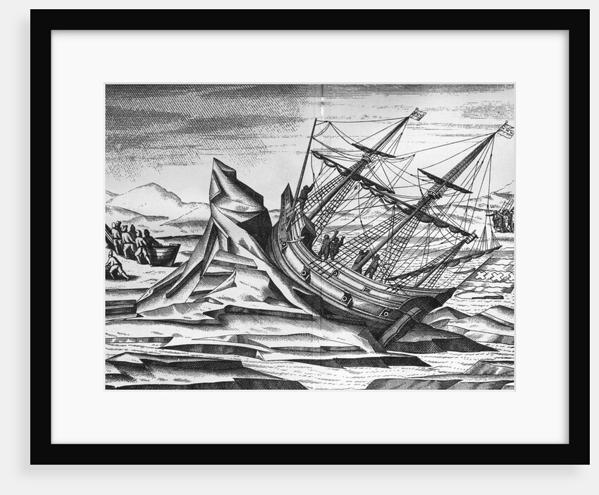 Strong Waves Tossing the Barent's Ship at Sea by Anonymous