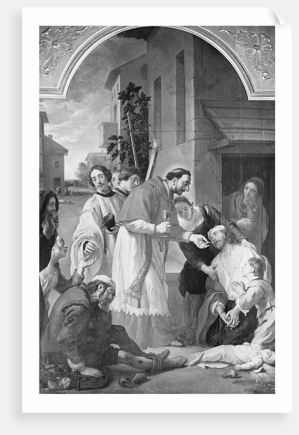 Painting Entitled The Plague in Milan by Anonymous