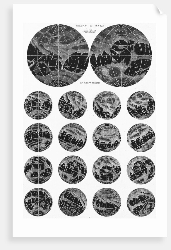 Illustrated Collection of the Planet Mars by Anonymous