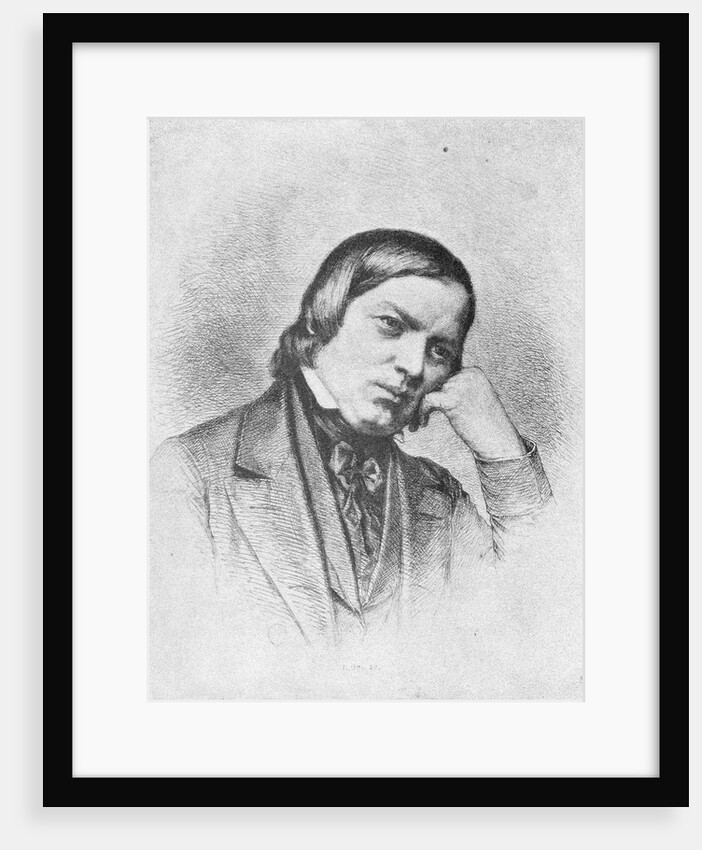 Portrait of German Composer Robert Schumann by Anonymous