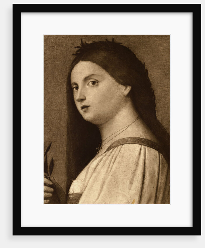 14th Century Painting of Italian Woman by Anonymous