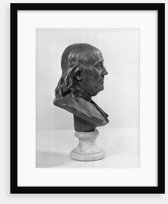 Profile of Benjamin Franklin Statue by Anonymous