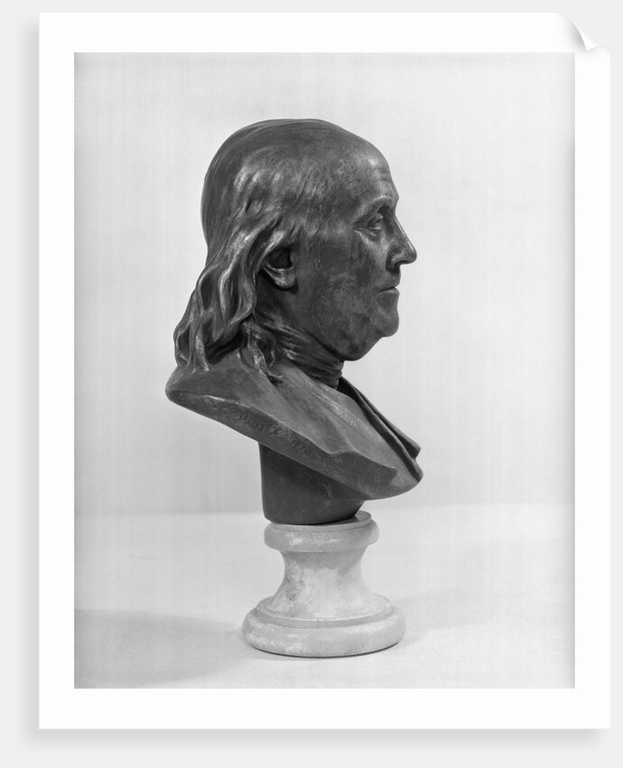 Profile of Benjamin Franklin Statue by Anonymous