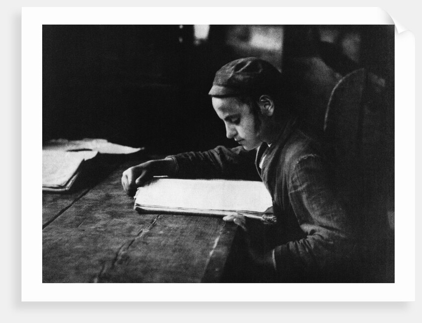 Jewish Boy Studying by Anonymous