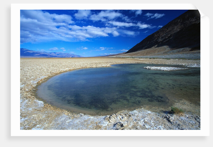 Badwater Deposit in Death Valley National Park by Anonymous