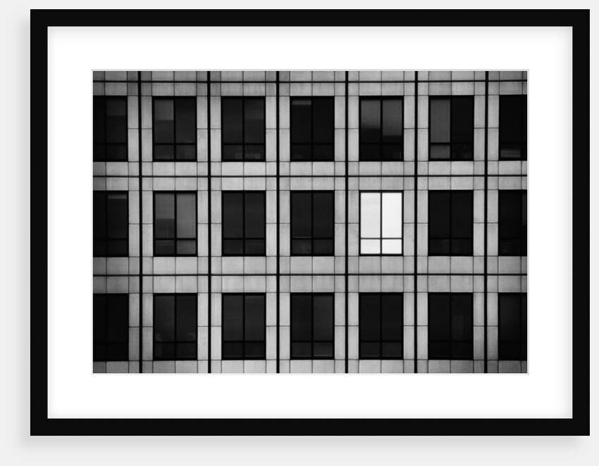Single Lighted Window in Skyscraper by Anonymous