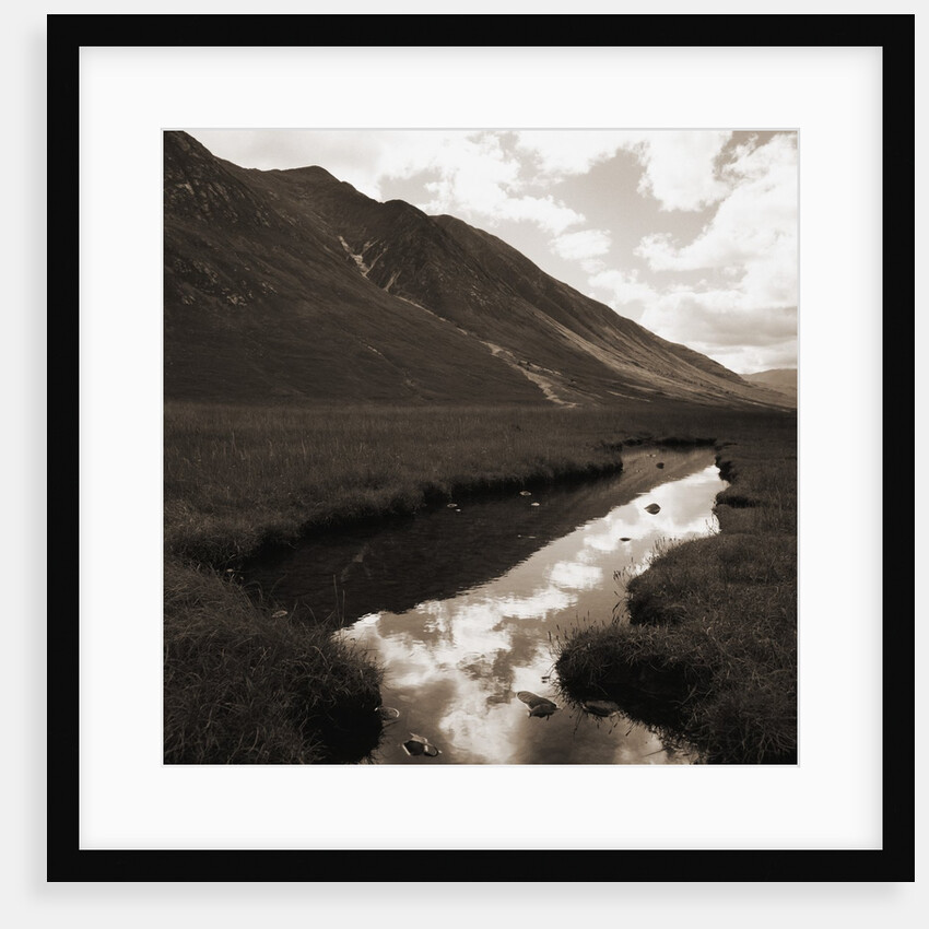 River in Glacial Valley by Anonymous