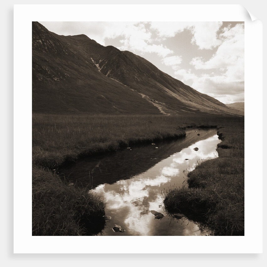 River in Glacial Valley by Anonymous