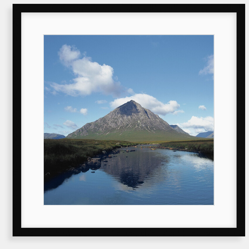 Buchaille Etive Mor Reflected in Lake by Anonymous