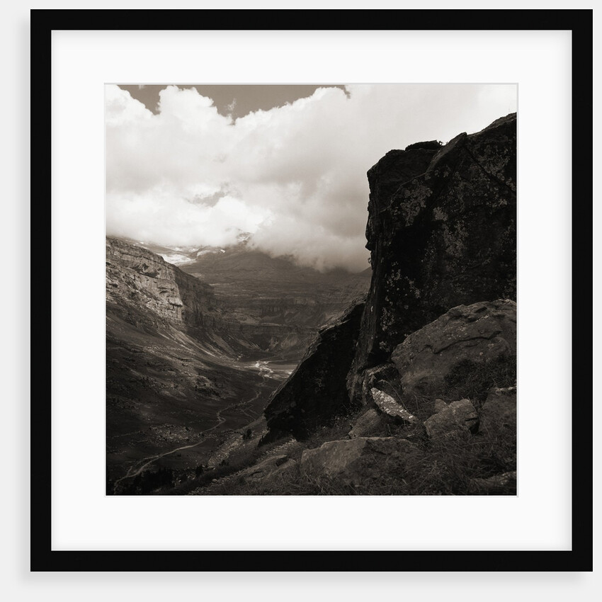 Cloudy Sky Over a Canyon by Anonymous
