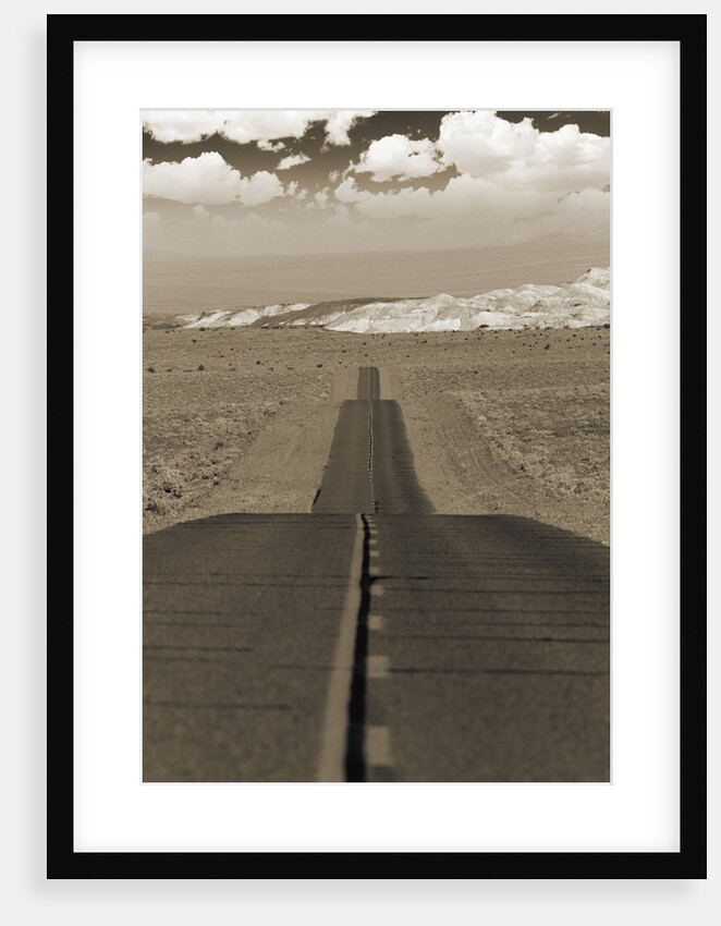 Highway Cutting Through a Desert by Anonymous