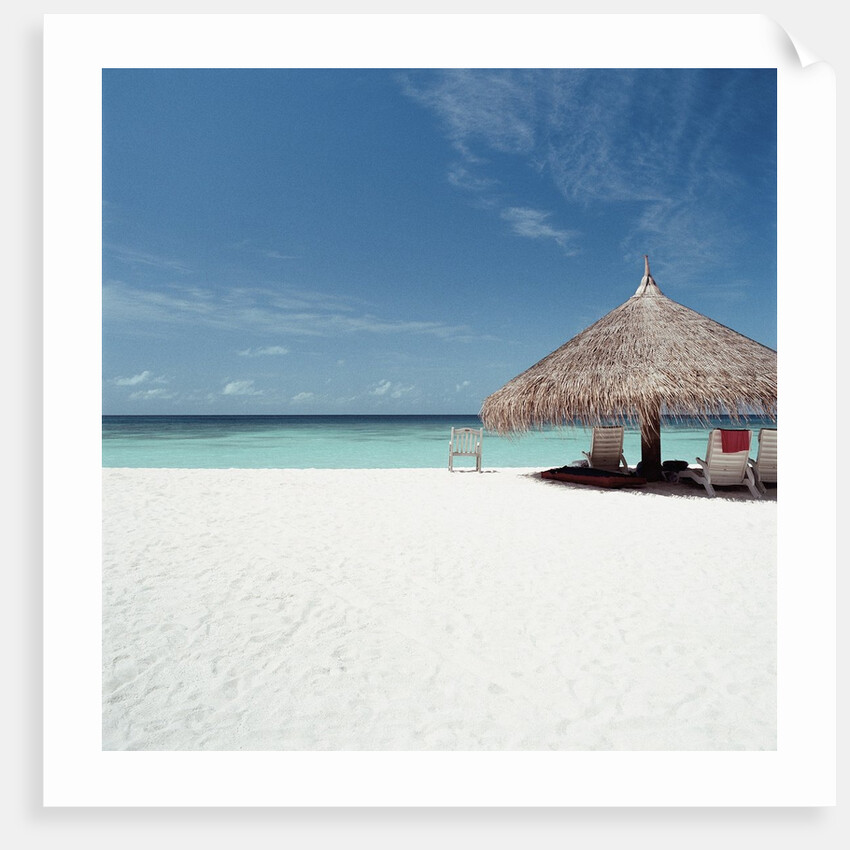 Cabana at the Beach by Anonymous