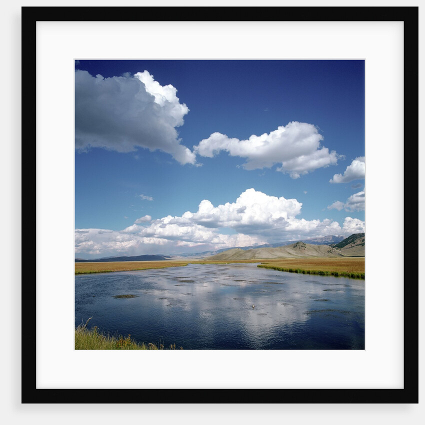 River Running Through Countryside by Anonymous