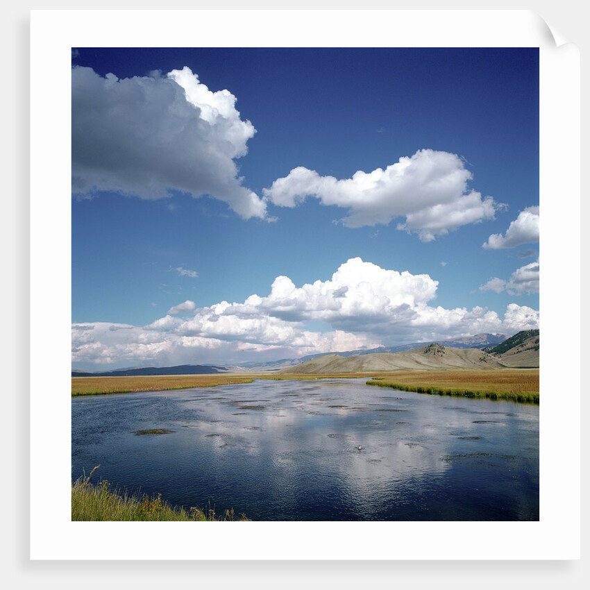 River Running Through Countryside by Anonymous