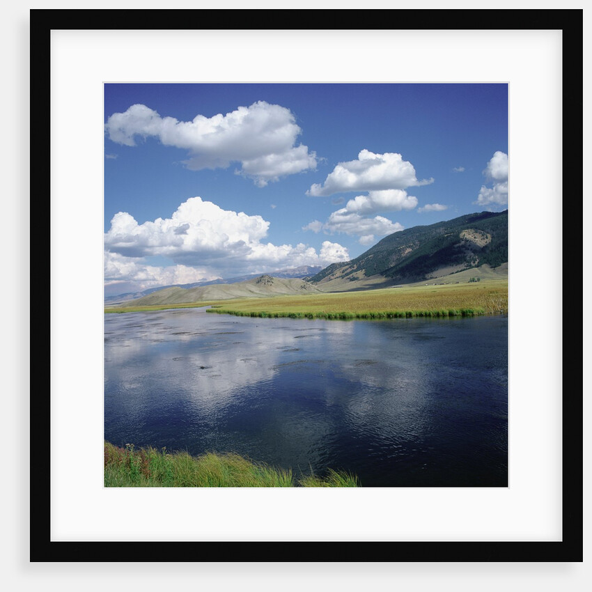 River Running Through Countryside by Anonymous
