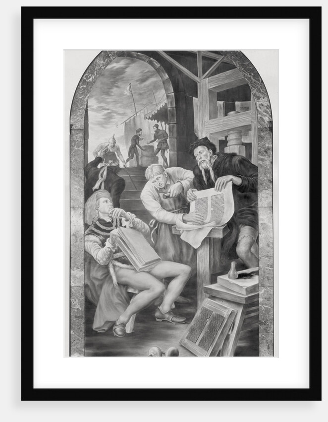 Johannes Gutenberg with Associates by Anonymous
