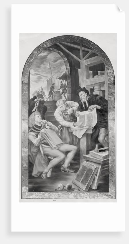 Johannes Gutenberg with Associates by Anonymous