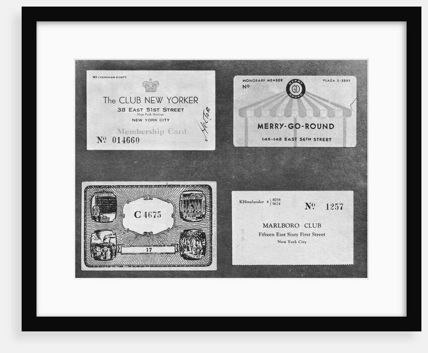 Speakeasy Cards by Anonymous