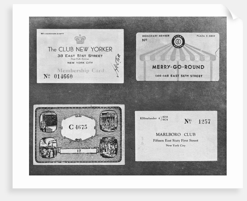 Speakeasy Cards by Anonymous