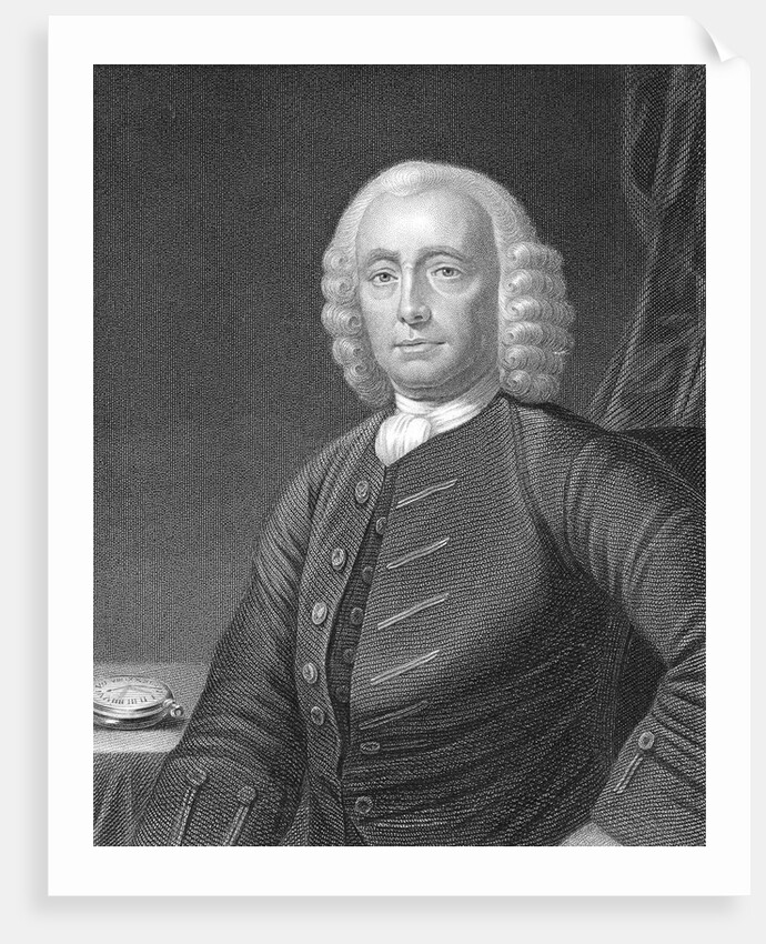 18th-Century Engraving of John Harrison by Anonymous