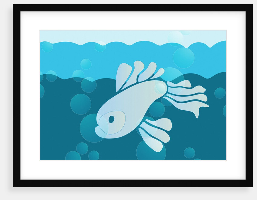 Blue fish by Anonymous
