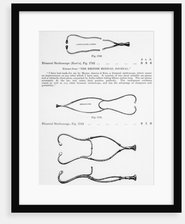 Figure Display from Book of the Early Stethoscope by Anonymous
