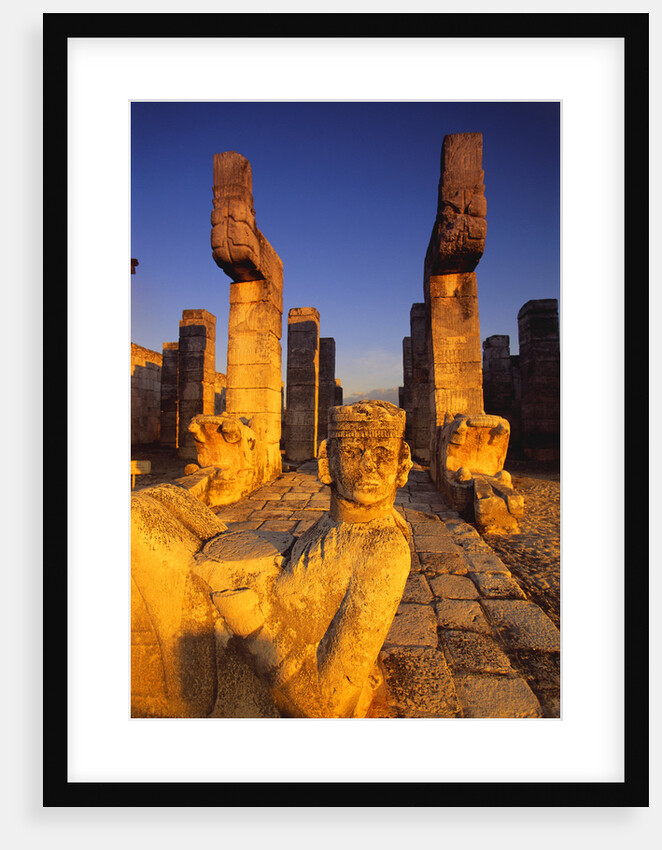 Chac-Mool Statue at the Temple of Warriors Ruins by Anonymous