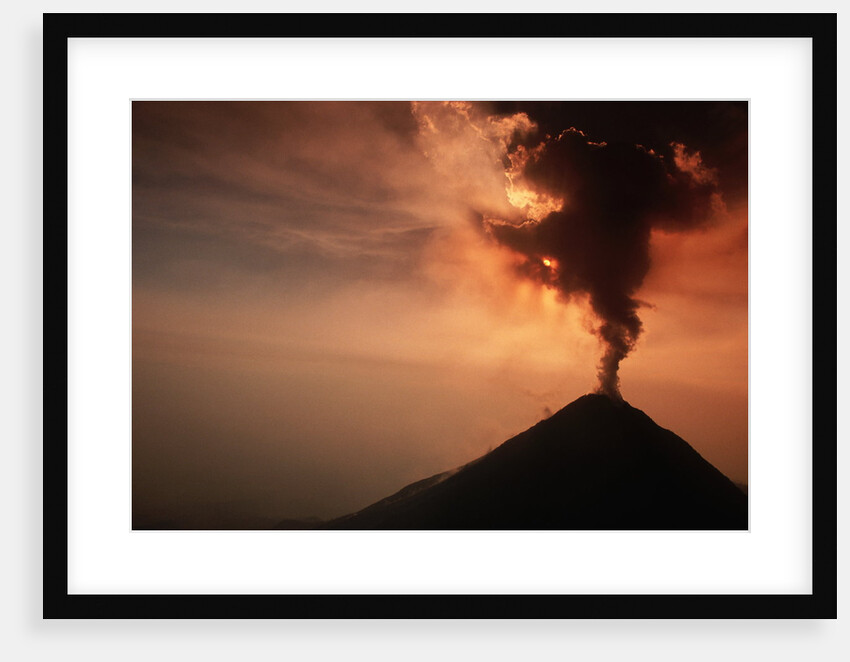 Eruption of the Colima Volcano by Anonymous