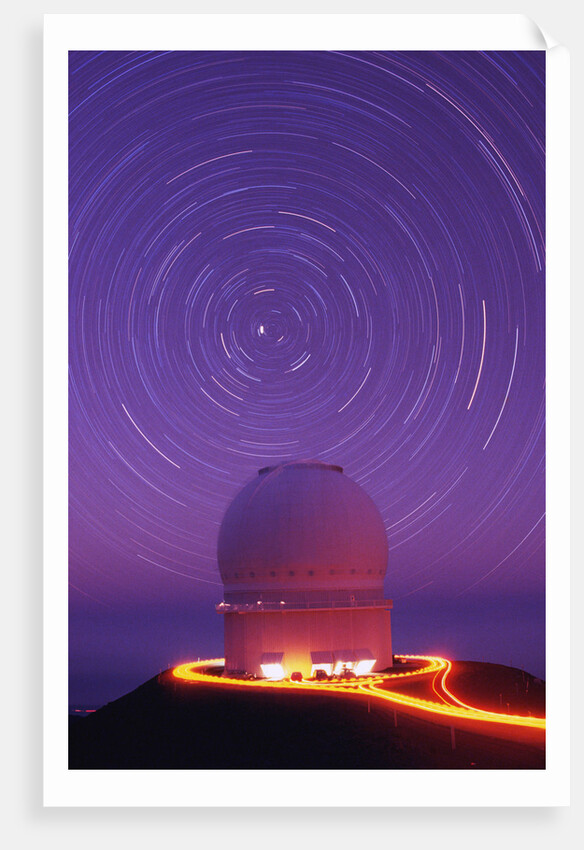 Star Trails Above Observatory by Anonymous