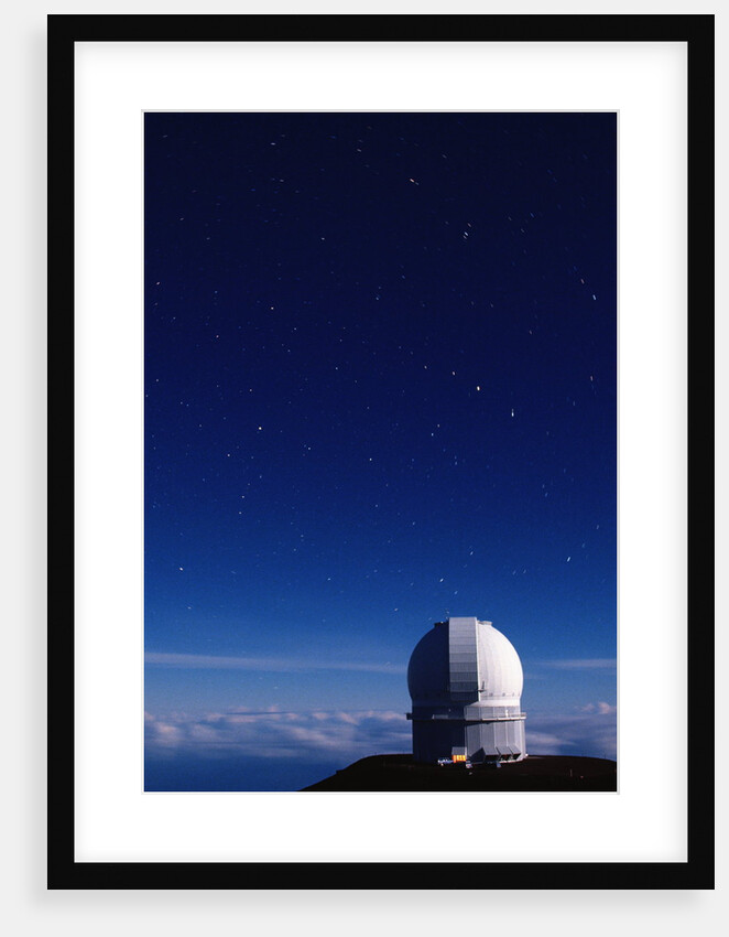 Stars Above the Canada-France-Hawaii Telescope by Anonymous