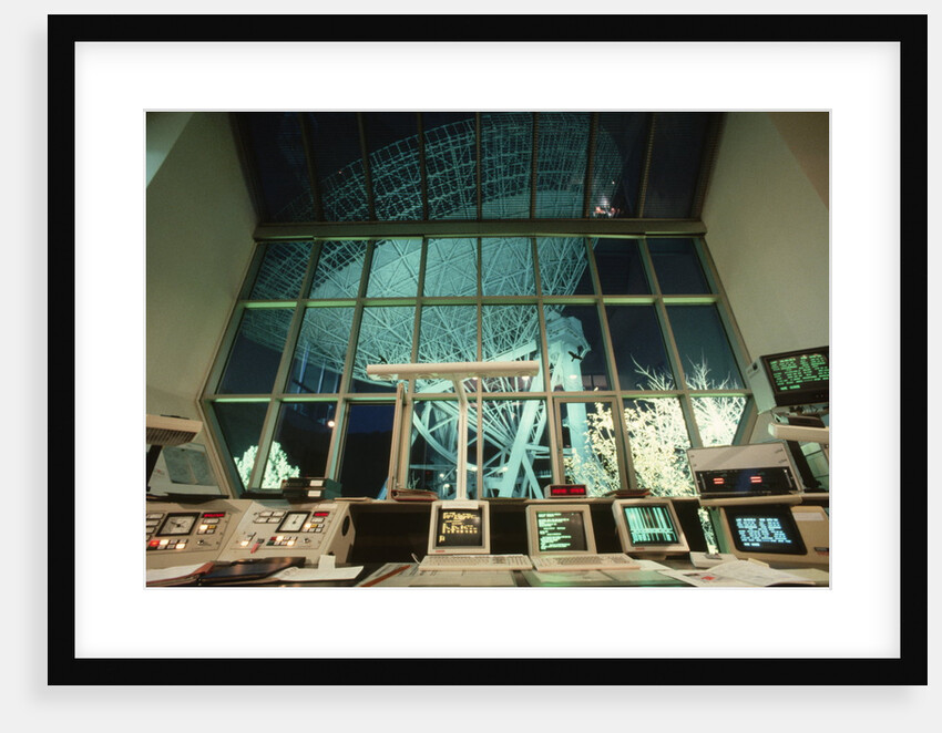 Control Room of a Radio Telescope in Germany by Anonymous