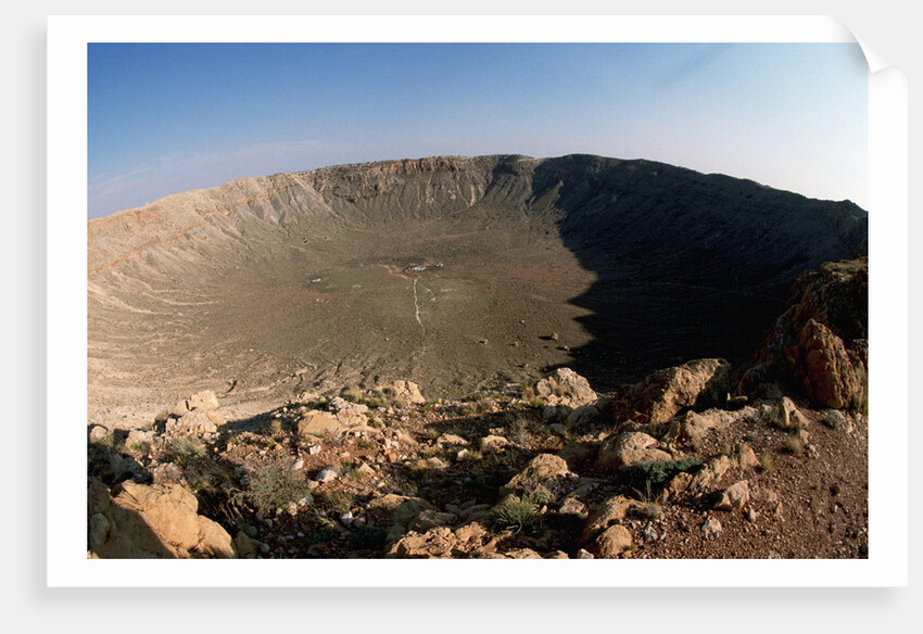 Arizona Meteor Crater by Anonymous