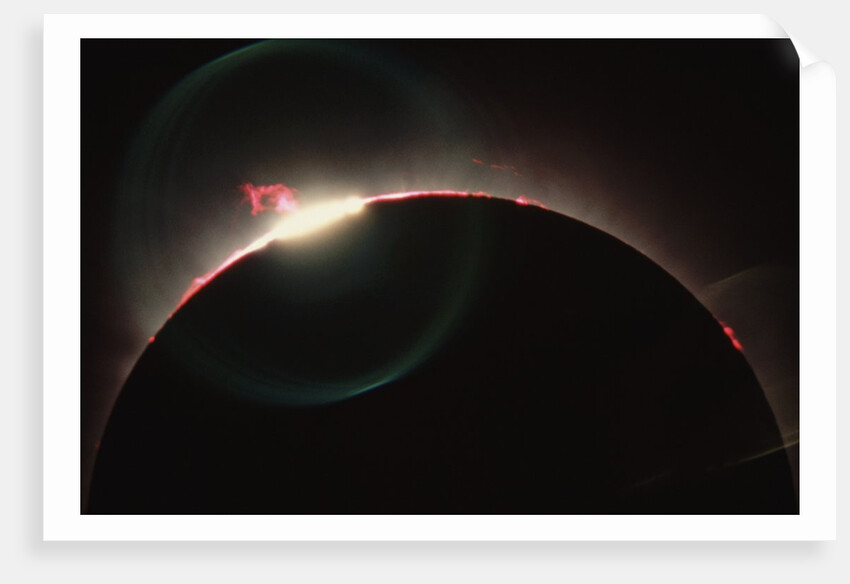 Solar Prominences and Diamond Ring Effect by Anonymous